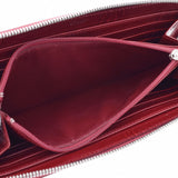 Cartier Cartier Happy Birthday Round Bordeaux Ladies Enamel Long Wallet AB Rank Used Ginzo