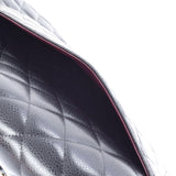 香奈儿香奈儿Matrasse链肩34厘米黑色金支架女士鱼子酱皮肤肩袋用ginzo等级