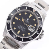 ROLEX Rolex Submalina Date 16800 Men's SS Watch Automatic Black Dial AB Rank Used Ginzo