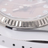 ROLEX Rolex Datejust 10P Diamond 69174G Ladies WG/SS Watch Automatic Pink Dial A Rank Used Ginzo