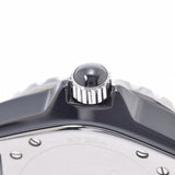 CHANEL シャネル J12 33mm 12Pダイヤ H1625 ボーイズ 黒セラミック/SS 腕時計 クオーツ 黒文字盤 Aランク 中古 銀蔵