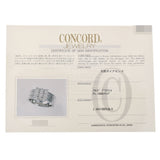 Concord Concorde Diamond 1.00ct Gold 13 Ladies PT900 Platinum Ring / Ring A Rank used Ginzo