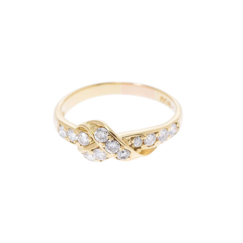 Christian Dior Christian Dior Diamond 17 Ladies K18YG Ring / Ring A Rank Used Ginzo