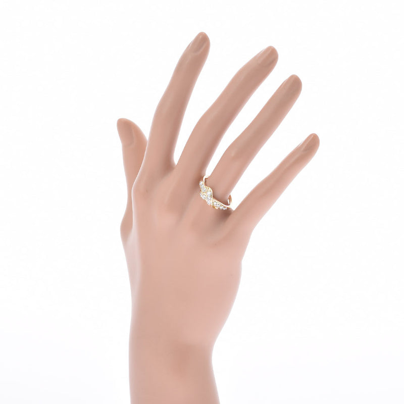 Christian Dior Christian Dior Diamond 17 Ladies K18YG Ring / Ring A Rank Used Ginzo