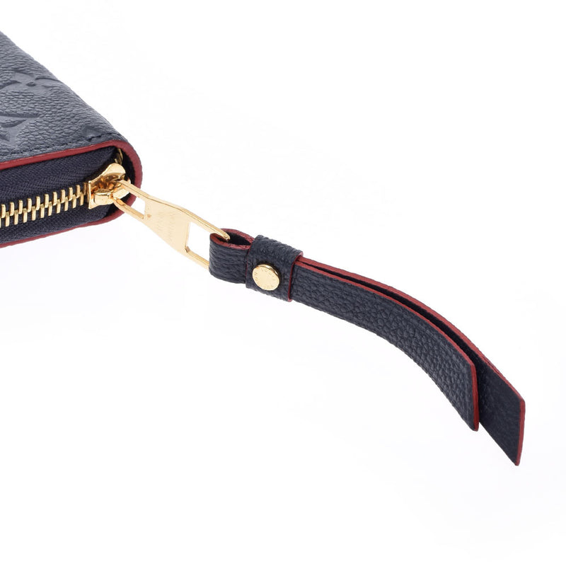 LOUIS VUITTON Louis Vuitton Monogram Amplant Zippy Wallet Marine Louge M62121 Unisex Leather Long Wallet A Rank Used Ginzo