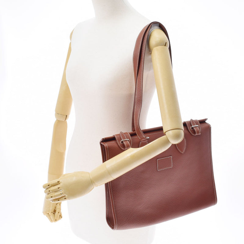 HERMES Hermes Kaba 35 Etruce □ D engraved (around 2000) Ladies Toryon Cleans Shoulder Bag A Rank Used Ginzo