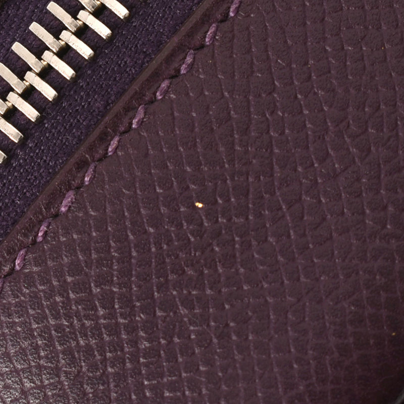 HERMES エルメス プリュム 28 レザン シルバー金具 □J刻印(2006年頃) レディース ヴォーエプソン  ハンドバッグ Aランク 中古 銀蔵