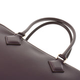 HERMES エルメス プリュム 28 レザン シルバー金具 □J刻印(2006年頃) レディース ヴォーエプソン  ハンドバッグ Aランク 中古 銀蔵