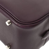 HERMES エルメス プリュム 28 レザン シルバー金具 □J刻印(2006年頃) レディース ヴォーエプソン  ハンドバッグ Aランク 中古 銀蔵