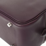 HERMES エルメス プリュム 28 レザン シルバー金具 □J刻印(2006年頃) レディース ヴォーエプソン  ハンドバッグ Aランク 中古 銀蔵