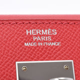 HERMES エルメス ケリー 32 内縫い 2WAY ブーゲンビリア パラジウム金具 □M刻印(2009年頃) レディース ヴォーエプソン ハンドバッグ Aランク 中古 銀蔵