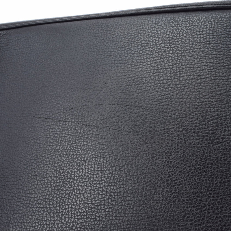 HERMES エルメス バーキン 35 黒 パラジウム金具 □L刻印(2008年頃) ユニセックス ヴァッシュリエージュ ハンドバッグ ABランク 中古 銀蔵