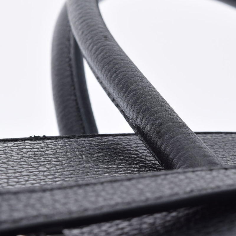 HERMES エルメス バーキン 35 黒 パラジウム金具 □L刻印(2008年頃) ユニセックス ヴァッシュリエージュ ハンドバッグ ABランク 中古 銀蔵