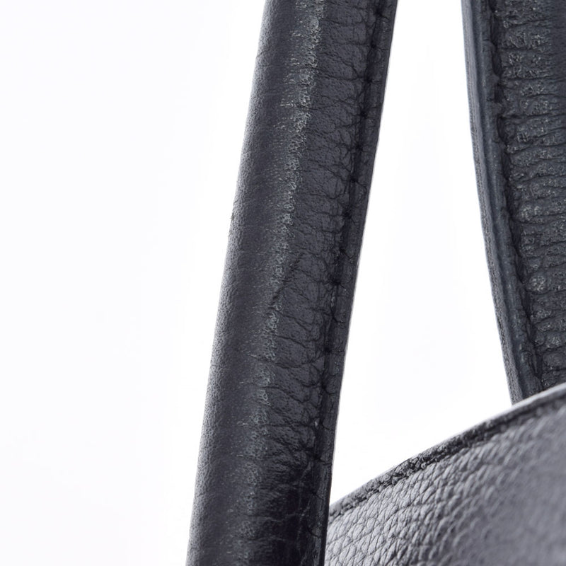 HERMES エルメス バーキン 35 黒 パラジウム金具 □L刻印(2008年頃) ユニセックス ヴァッシュリエージュ ハンドバッグ ABランク 中古 銀蔵