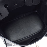 HERMES エルメス バーキン 35 黒 パラジウム金具 □L刻印(2008年頃) ユニセックス ヴァッシュリエージュ ハンドバッグ ABランク 中古 銀蔵