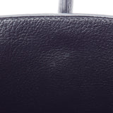 HERMES エルメス バーキン 35 黒 パラジウム金具 □L刻印(2008年頃) ユニセックス ヴァッシュリエージュ ハンドバッグ ABランク 中古 銀蔵