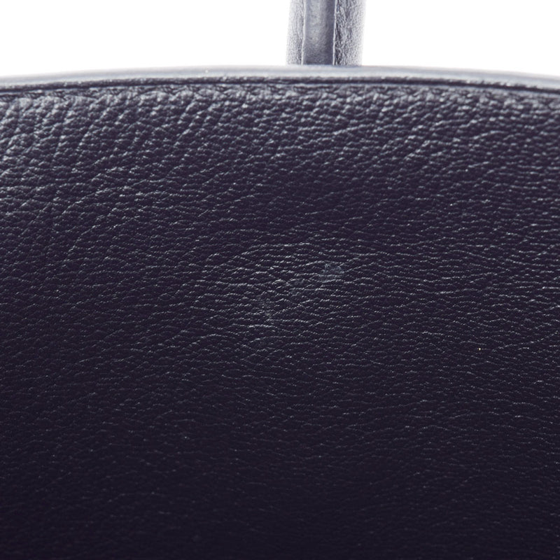 HERMES エルメス バーキン 35 黒 パラジウム金具 □L刻印(2008年頃) ユニセックス ヴァッシュリエージュ ハンドバッグ ABランク 中古 銀蔵