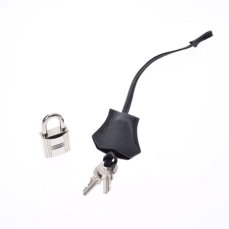 HERMES エルメス バーキン 35 黒 パラジウム金具 □L刻印(2008年頃) ユニセックス ヴァッシュリエージュ ハンドバッグ ABランク 中古 銀蔵