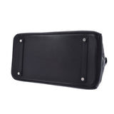 HERMES エルメス バーキン 35 黒 パラジウム金具 □L刻印(2008年頃) ユニセックス ヴァッシュリエージュ ハンドバッグ ABランク 中古 銀蔵