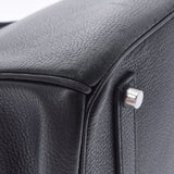 HERMES エルメス バーキン 35 黒 パラジウム金具 □L刻印(2008年頃) ユニセックス ヴァッシュリエージュ ハンドバッグ ABランク 中古 銀蔵