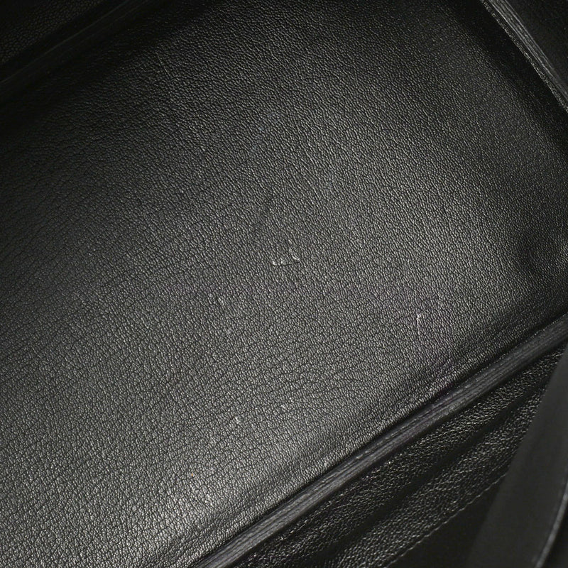 HERMES エルメス バーキン 35 黒 ゴールド金具 □F刻印(2002年頃) ユニセックス トゴ ハンドバッグ Aランク 中古 銀蔵