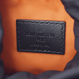 LOUIS VUITTON Louis Vuitton Monogram Shadow Knano Black M44628 Men's Leather Shoulder Bag A Rank used Ginzo