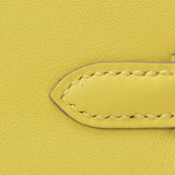 HERMES Hermes Birkin 25 Lime Gold Bracket D (around 2019) Ladies Voice Wift Handbag Unused Ginzo