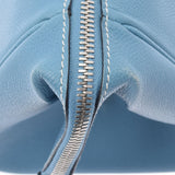 HERMES エルメス パリボンベイ40 ブルージーン シルバー金具 □J刻印(2006年頃) レディース ヴォーエプソン ハンドバッグ Bランク 中古 銀蔵