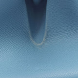 HERMES エルメス パリボンベイ40 ブルージーン シルバー金具 □J刻印(2006年頃) レディース ヴォーエプソン ハンドバッグ Bランク 中古 銀蔵