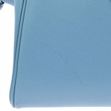 HERMES エルメス パリボンベイ40 ブルージーン シルバー金具 □J刻印(2006年頃) レディース ヴォーエプソン ハンドバッグ Bランク 中古 銀蔵