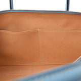 HERMES エルメス パリボンベイ40 ブルージーン シルバー金具 □J刻印(2006年頃) レディース ヴォーエプソン ハンドバッグ Bランク 中古 銀蔵