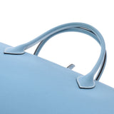 HERMES エルメス パリボンベイ40 ブルージーン シルバー金具 □J刻印(2006年頃) レディース ヴォーエプソン ハンドバッグ Bランク 中古 銀蔵
