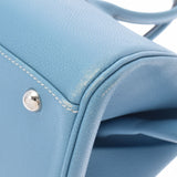 HERMES エルメス パリボンベイ40 ブルージーン シルバー金具 □J刻印(2006年頃) レディース ヴォーエプソン ハンドバッグ Bランク 中古 銀蔵