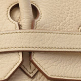 HERMES エルメス バーキン 40 ベージュ ゴールド金具 □E刻印(2001年頃) ユニセックス トリヨンクレマンス ハンドバッグ ABランク 中古 銀蔵