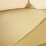 HERMES エルメス バーキン 40 ベージュ ゴールド金具 □E刻印(2001年頃) ユニセックス トリヨンクレマンス ハンドバッグ ABランク 中古 銀蔵