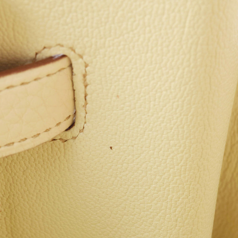 HERMES エルメス バーキン 40 ベージュ ゴールド金具 □E刻印(2001年頃) ユニセックス トリヨンクレマンス ハンドバッグ ABランク 中古 銀蔵