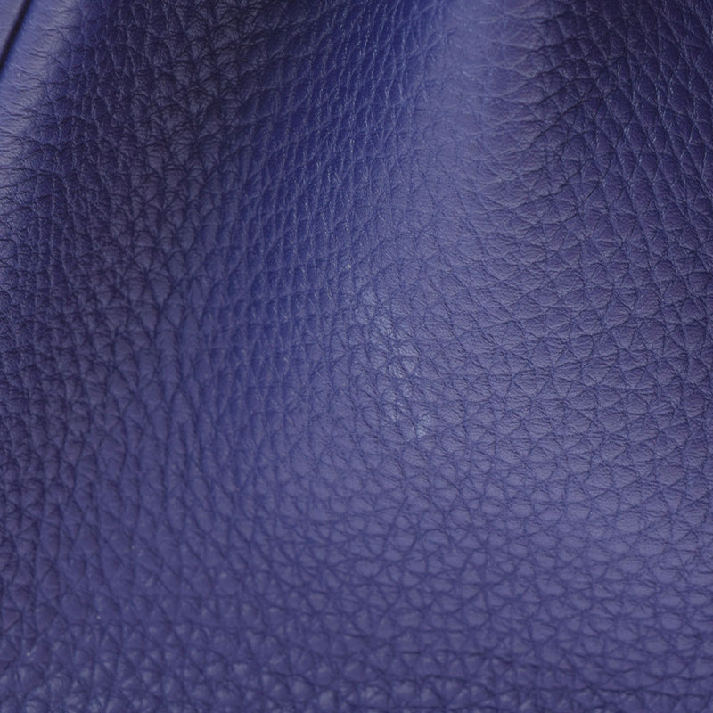 HERMES エルメス バーキン 30  ブルーアンクル パラジウム金具 C刻印(2018年頃) レディース トゴ ハンドバッグ Aランク 中古 銀蔵