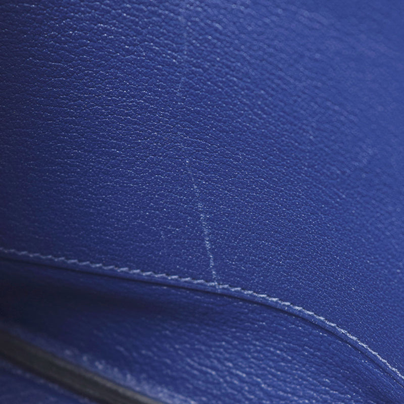 HERMES エルメス バーキン 30  ブルーアンクル パラジウム金具 C刻印(2018年頃) レディース トゴ ハンドバッグ Aランク 中古 銀蔵