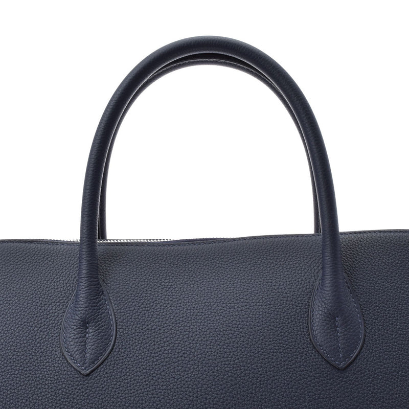 HERMES エルメス ボリード 45 ブルーニュイ パラジウム金具 Y刻印(2020年頃) ユニセックス トゴ ハンドバッグ Aランク 中古 銀蔵