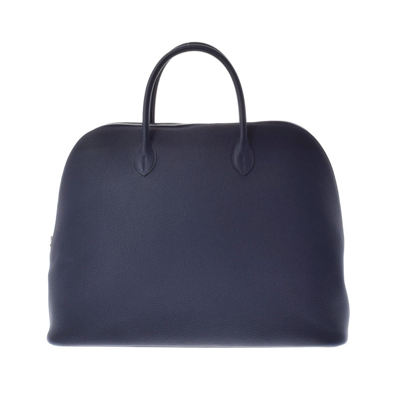 HERMES エルメス ボリード 45 ブルーニュイ パラジウム金具 Y刻印(2020年頃) ユニセックス トゴ ハンドバッグ Aランク 中古 銀蔵