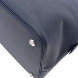 HERMES エルメス ボリード 45 ブルーニュイ パラジウム金具 Y刻印(2020年頃) ユニセックス トゴ ハンドバッグ Aランク 中古 銀蔵