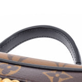 LOUIS VUITTON ルイヴィトン モノグラム リバース ヴァニティ NV PM 2WAY ブラウン/キャメル系/黒 M45165 レディース モノグラムキャンバス ハンドバッグ Aランク 中古 銀蔵