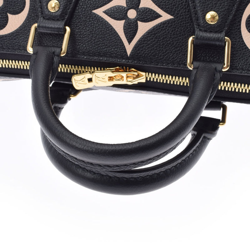 LOUIS VUITTON Louis Vuitton Monogram Amplant Speedy 25 Black M58947 Ladies Monogram Anplant 2WAY Bag A Rank used Ginzo