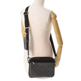 LOUIS VUITTON Louis Vuitton Monogram Eclipse Trio Messenger Black/Gray M69443 Men's Monogram Canvas Shoulder Bag A Rank Used Ginzo