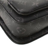 LOUIS VUITTON Louis Vuitton Monogram Eclipse Trio Messenger Black/Gray M69443 Men's Monogram Canvas Shoulder Bag A Rank Used Ginzo