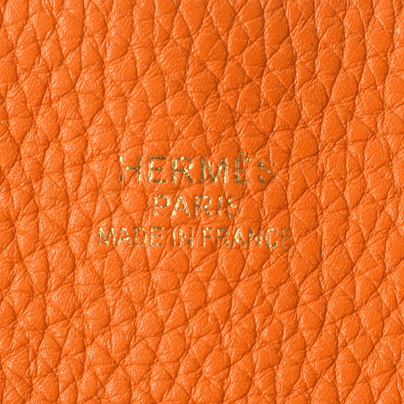 HERMES エルメス ドゥブルセンス 28 リバーシブルトート アプリコット/ブーゲンビリア D刻印(2019年頃) ユニセックス トリヨンクレマンス ハンドバッグ ABランク 中古 銀蔵