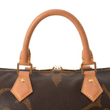 LOUIS VUITTON Louis Vuitton Monogram Giant Speed ​​Band Riere 30 Brown M44602 Ladies Monogram Canvas Handbag A Rank Used Ginzo