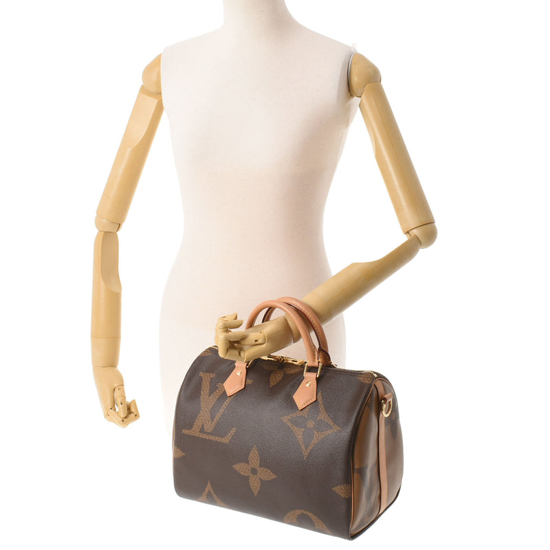 LOUIS VUITTON Louis Vuitton Monogram Giant Speed ​​Band Riere 30 Brown M44602 Ladies Monogram Canvas Handbag A Rank Used Ginzo