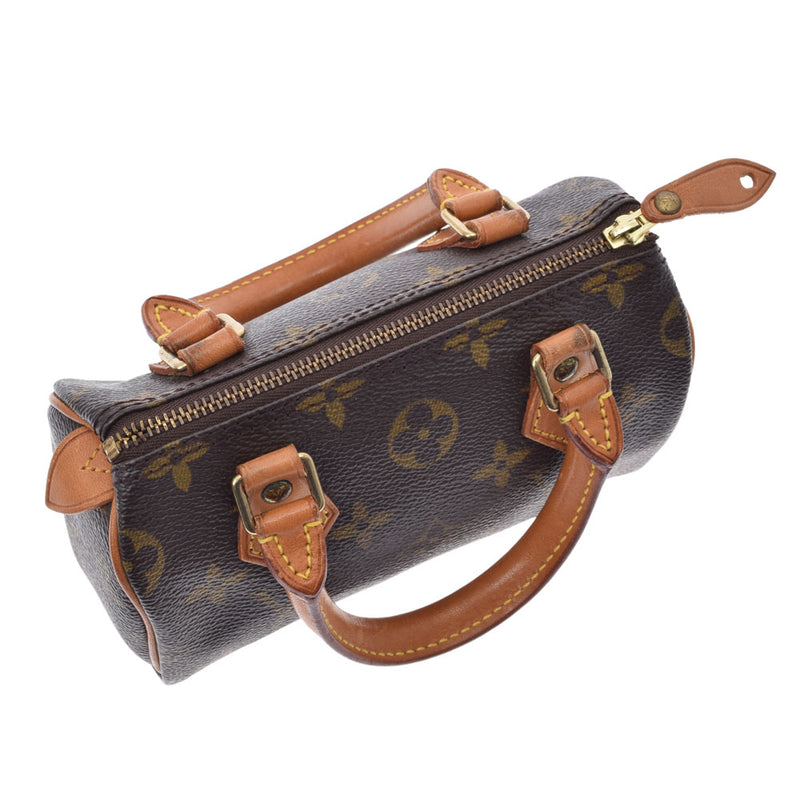 LOUIS VUITTON ルイヴィトン モノグラム ミニスピーディ ブラウン M41534 レディース モノグラムキャンバス ハンドバッグ Bランク 中古 銀蔵