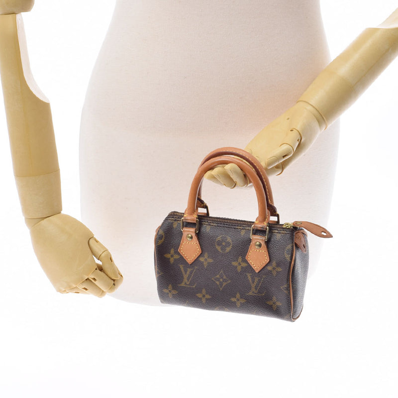 路易威顿路易斯·维顿（Louis Vuitton）Monogram Minogry Speedy Brown M41534女士会标帆布手提包B等级二手Ginzo